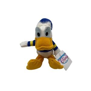 Disney Store Donald Duck‎ Mini Bean Bag Plush Stuffed Animal Toy with Tags 9"